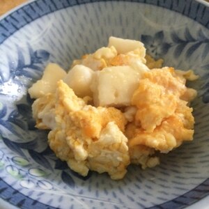 豆腐スクランブルエッグ（バターめんつゆマヨネーズ）
